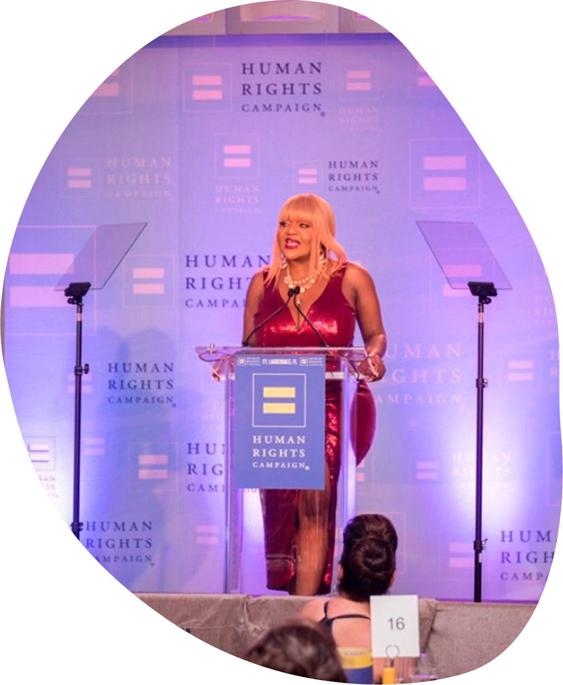 Speaker at human rights conference